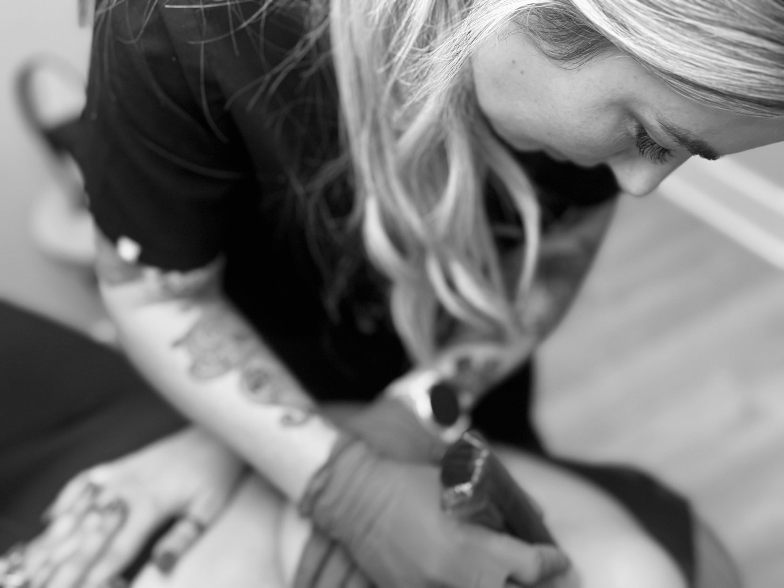 woman performing skin renewal service to help uneven skin