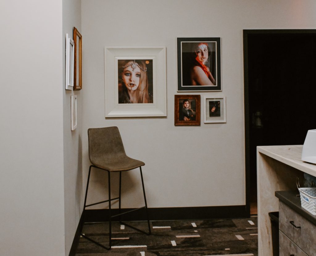 Interior hallway of Drip IV in Omaha